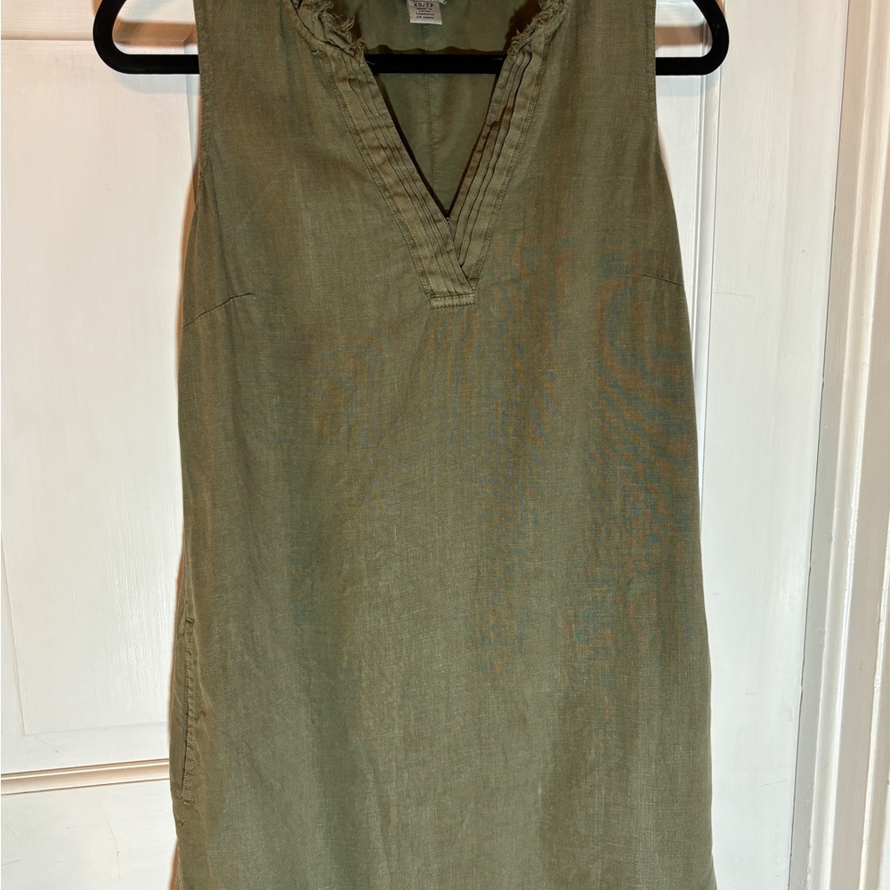 Tommy Bahama Olive Green Sleeveless Dress